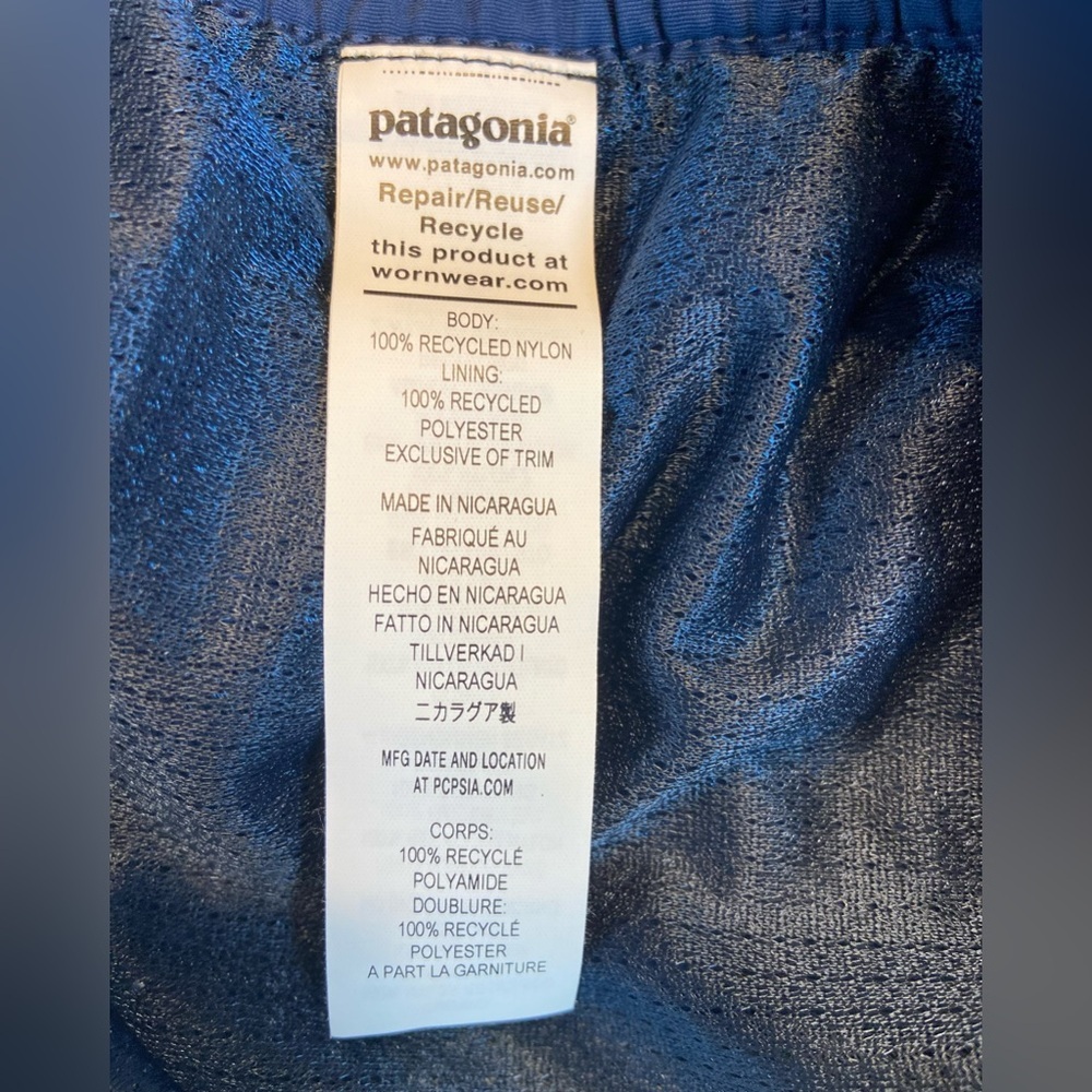 NWT- Men's Patagonia Baggies 5" Shorts XXL - Picture 8 of 9
